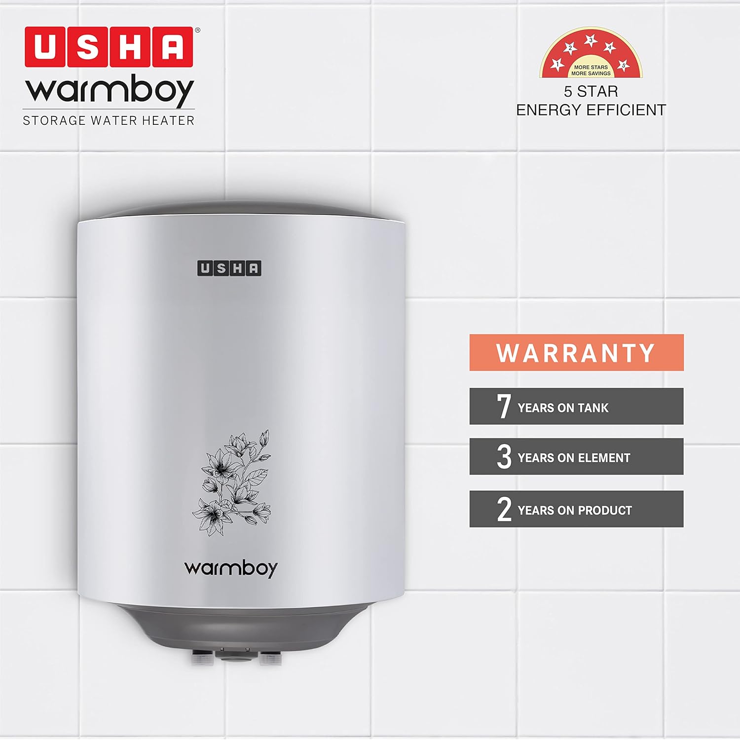 Usha Storage Geyser – Warmboy 10L